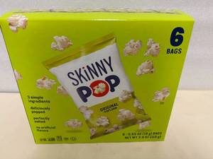 3x 6bags Skinny Pop-Original