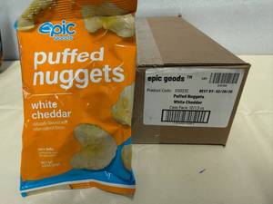 12x Epic Goods Puff Corn-White Cheddar