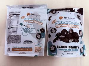 3x Mega Bite Cookie Dough-Black Beauty Chocolate Cocoa