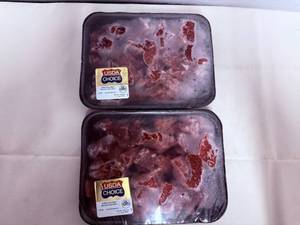 EE. 2x 1.6lbs USDA Choice Boneless Beef Stew Meat