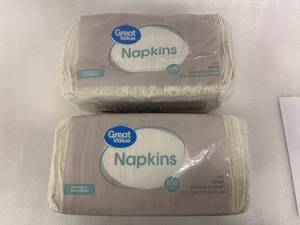 3x 500ct Great Value Napkins