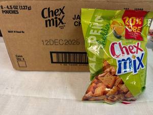3x 8bags Chex Mix-Jalapeno Cheddar