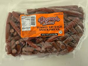 E. 1lb12oz Turkey Sausage Snack Pieces(Frozen)52026