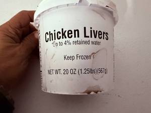 8x 20oz Frozen Chicken Livers