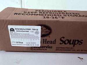 16lbs Frozen Boars Head Italian Style Wedding Soup wMeatballs