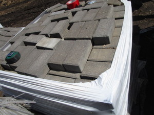 Grey Pavers, full pallet...