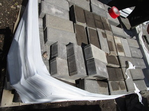Grey Pavers, almost 8 layers...