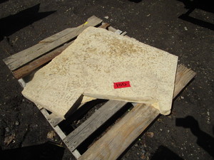 Sandstone remnant, 2 thick, roughl...
