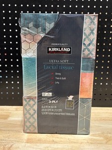 Kirkland Ultra Soft Facial Tissue 12 Cube Boxes