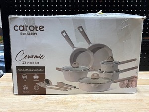 Carote 13 Piece Ceramic Cookware Set