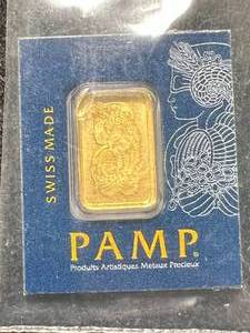 1 GRAM .9999 FINE GOLD PAMP BAR