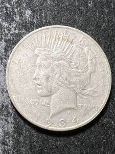 1934-D US PEACE SILVER DOLLAR