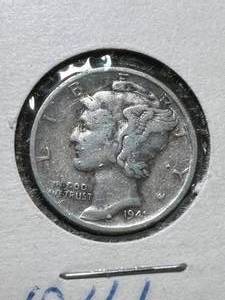 1941 US MERCURY DIME