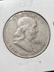 1953-D US FRANKLIN HALF DOLLAR