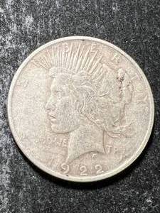 1922-D US PEACE SILVER DOLLAR