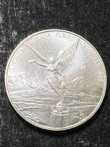 2012 MEXICAN LIBERTAD 1 TROY OZ .999 FINE SILVER