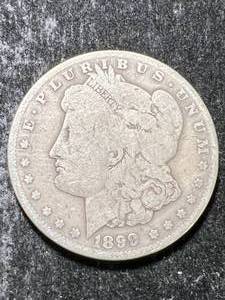 1890-O US MORGAN SILVER DOLLAR