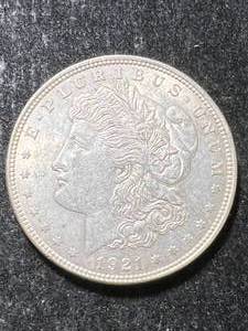 1921 US MORGAN SILVER DOLLAR