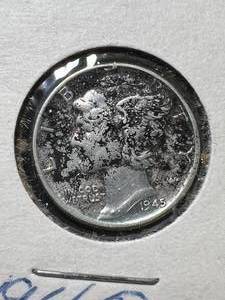 1945 US MERCURY DIME