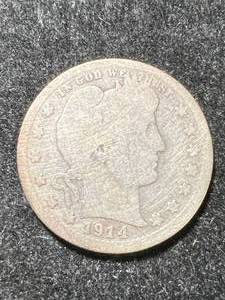1914 US BARBER QUARTER