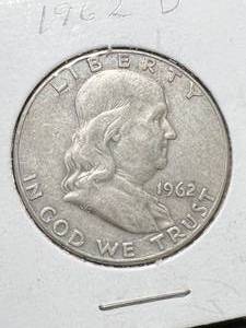 1962-D US FRANKLIN HALF DOLLAR