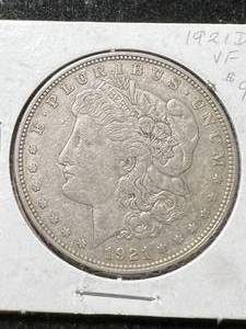 1921-D US MORGAN SILVER DOLLAR