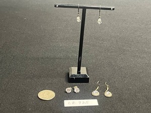 Cubic Zirconia Earrings - CZ 925 Drop & Stud (Lot of 3 Pairs)