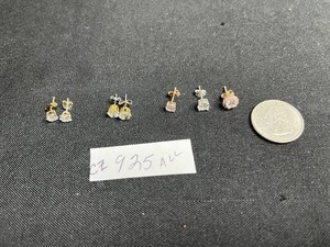 925 Cubic Zirconia Stud Earrings 925 Sterling Silver