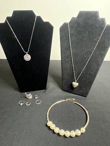 Jewelry Ring Necklace Bracelet Mixed Lot