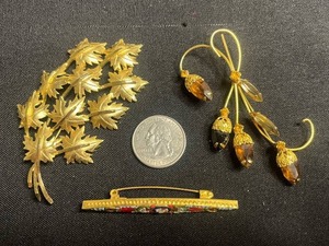 VTG Brooch & Mosaic Pin Mixed Lot (Lot of 3)