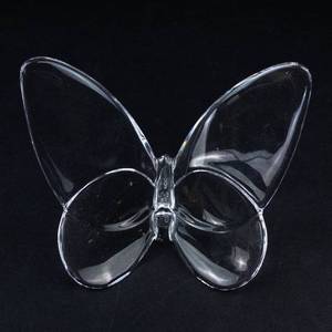 Baccarat Crystal Butterfly Sculpture - Made in France