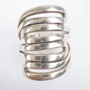 Sterling Silver Multi-Band Ring - Size 10.75