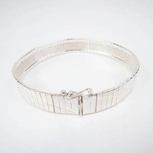 GORGEOUS Sterling Silver 10mm Wide Bracelet - 7.75-Inch