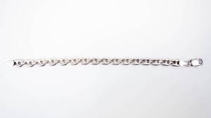 IBB Sterling Silver 925 Bracelet - Lobster Clasp Open-Link Chain 7.5