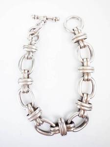 Funky Link Sterling Silver Bracelet - 8-Inch, 40grams