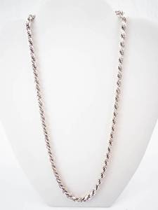 Very Nice Mens Heavy Sterling Silver Chain Necklace 925 - Lobster Claw Clasp -20
