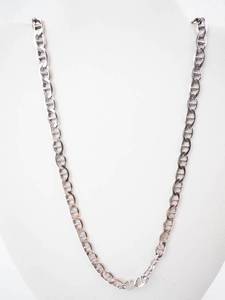 Sterling Silver Mariner Link Chain Necklace for Men - 20-Inch, 21g