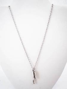 The Walking Dead Pendant Necklace - Silver-Tone Chain with Dual Charms