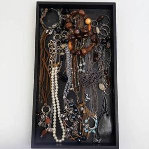 Assorted Costume Jewelry Lot - Necklaces, Bracelets, Beads & Charms
