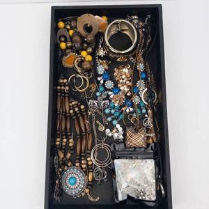 Assorted Costume Jewelry - Necklaces, Bracelets, Beads & Charms