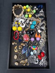 Assorted Costume Jewelry - Bracelets, Necklaces, Earrings & Rings