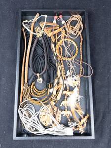 Assorted Boho Jewelry Necklaces - Beaded Strands, Leather Cords & Feather Charms
