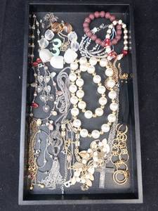 Assorted Costume Jewelry - Necklaces, Bracelets & Charms