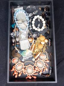 Assorted Costume Jewelry - Beaded Bracelets, Necklaces & Pendants