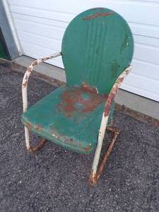 Vintage Outdoor Metal Chair