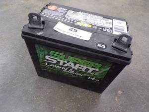 Lawn and Garden Tractor Battery