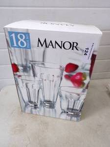 18 Piece Set of Drinking Glasses