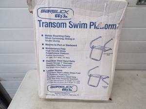 Boat Transom Swim Platform