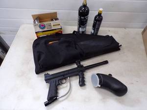 Paint Ball Gun with Case as Accessories