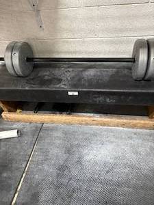 Bar Bench with weights